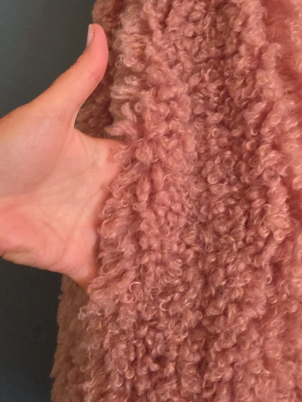 Women's Rose Teddy Coat